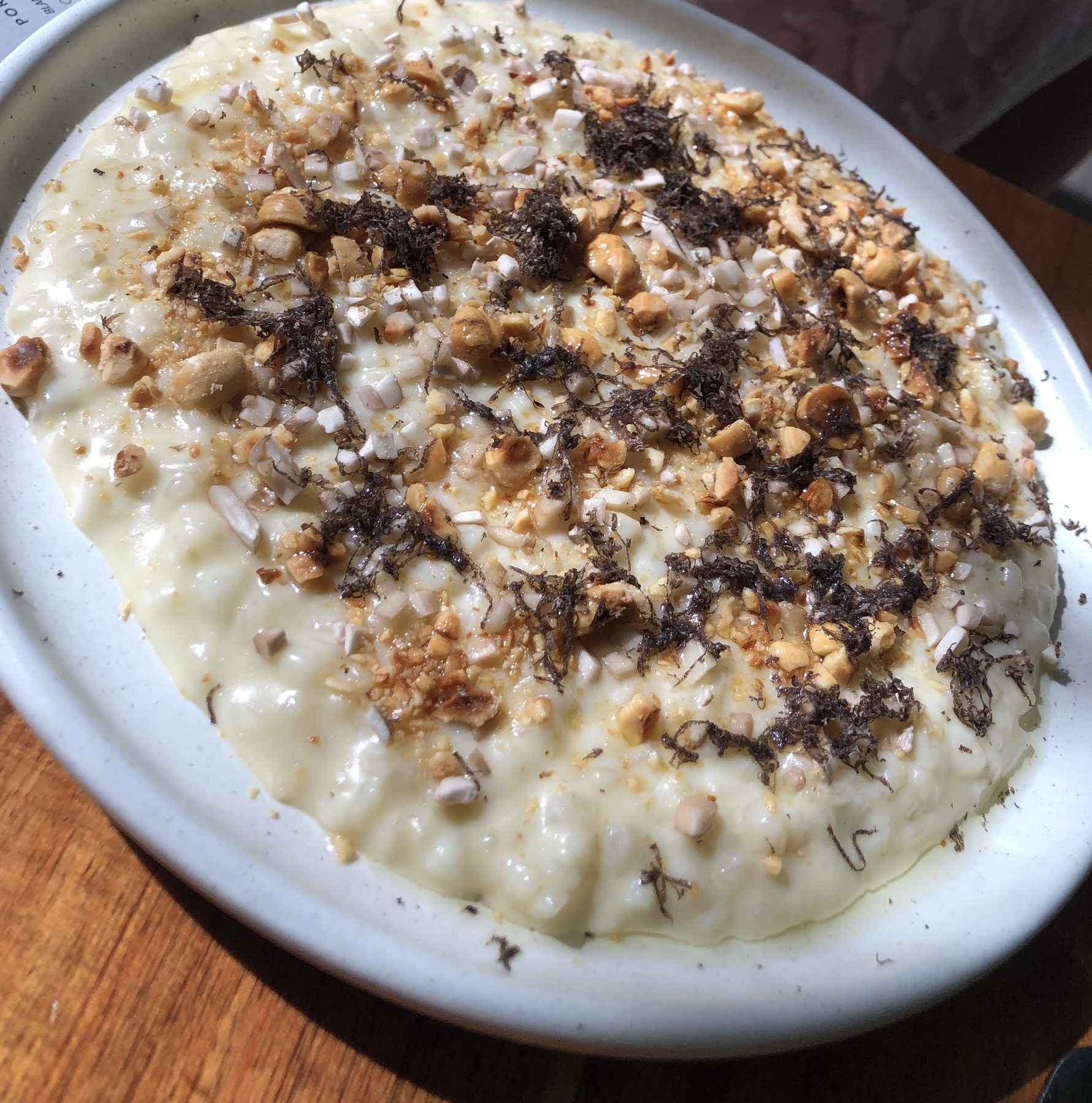 Risotto with pear, walnut and black truffle — private chef Denver